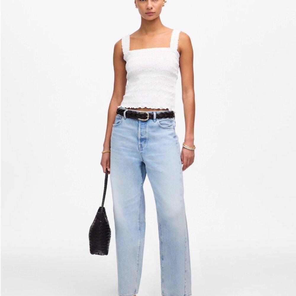 Madewell Pieced Barrel Leg Jean